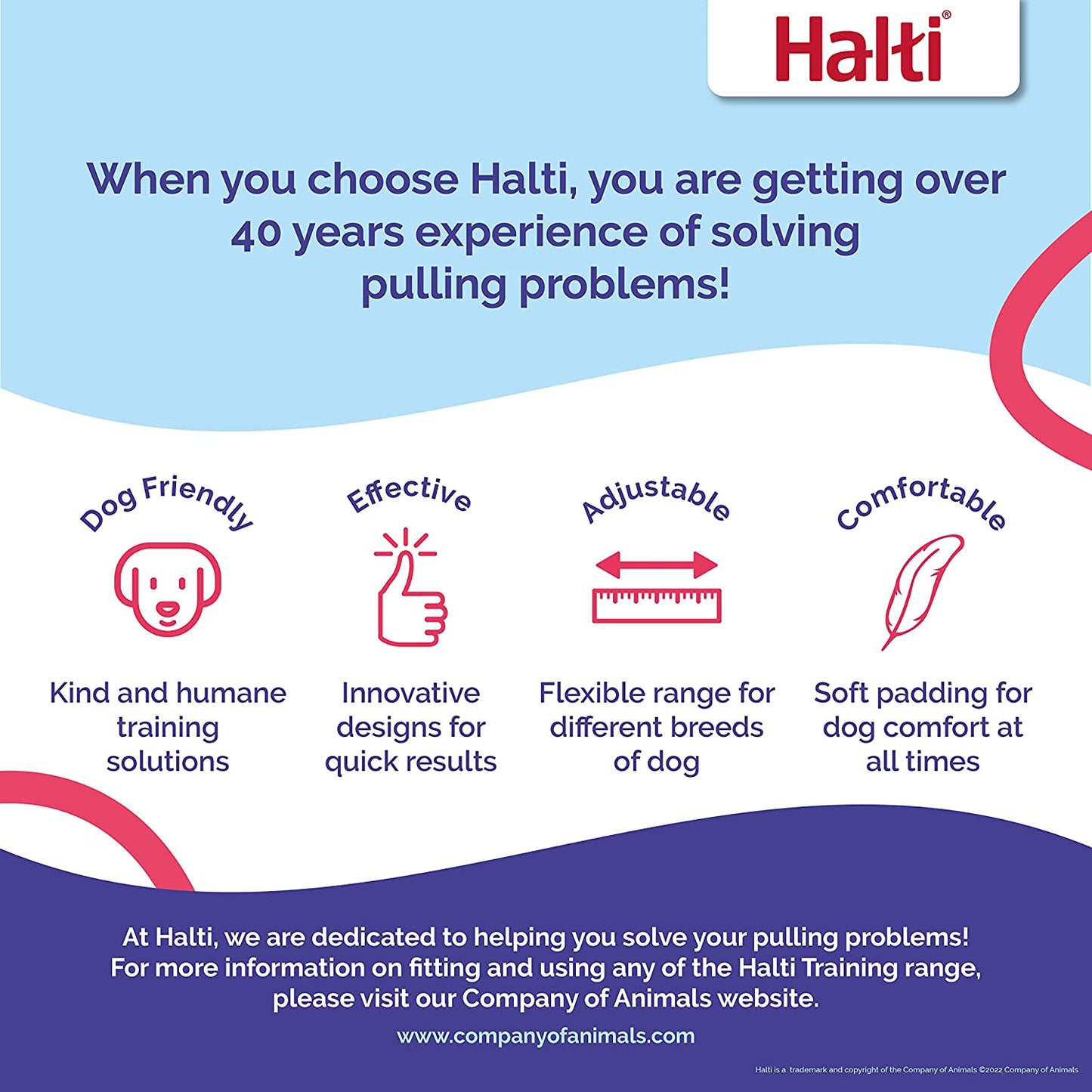 HALTI Headcollar Size 3 Black, UK Bestselling Harness to Stop Pulling on the Lead, Easy to Use, Padded Nose Band, Adjustable & Reflective, Professional Anti-Pull Training Aid for Medium Dogs