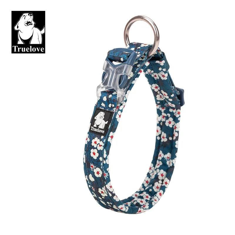 Floral Pet Collar Best Padded Comfort Cushion Camouflage Small Medium and Large Dogs and Pets Running Outdoors TLC5273