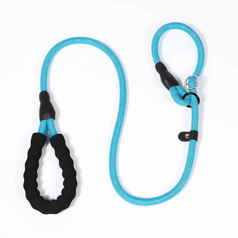 Dog Leash Nylon Reflective Running Leashes Rope Collar 2 in 1 Adjustable Collar Small Meidum Large Pet Harness Leash Dog Collars