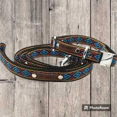 Athena Finnigan Dog Collar & Lead Set-0