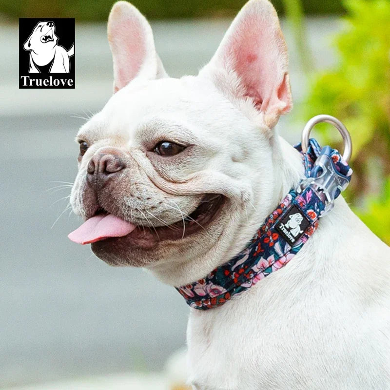 Floral Pet Collar Best Padded Comfort Cushion Camouflage Small Medium and Large Dogs and Pets Running Outdoors TLC5273